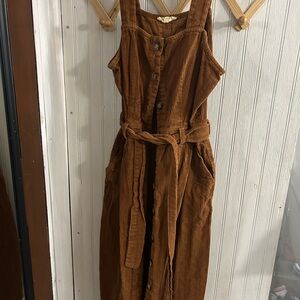 Roolee Chestnut Corduroy Dress